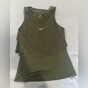 Black Nike mesh tank